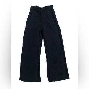 Aritzia Wilfred Black Wide-Leg Pants High Waist Business Career‎ Casual Clean